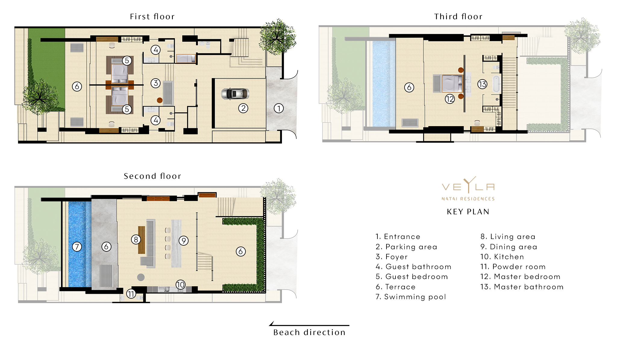 Veyla Natai Residences - Sea Villa Floorplan